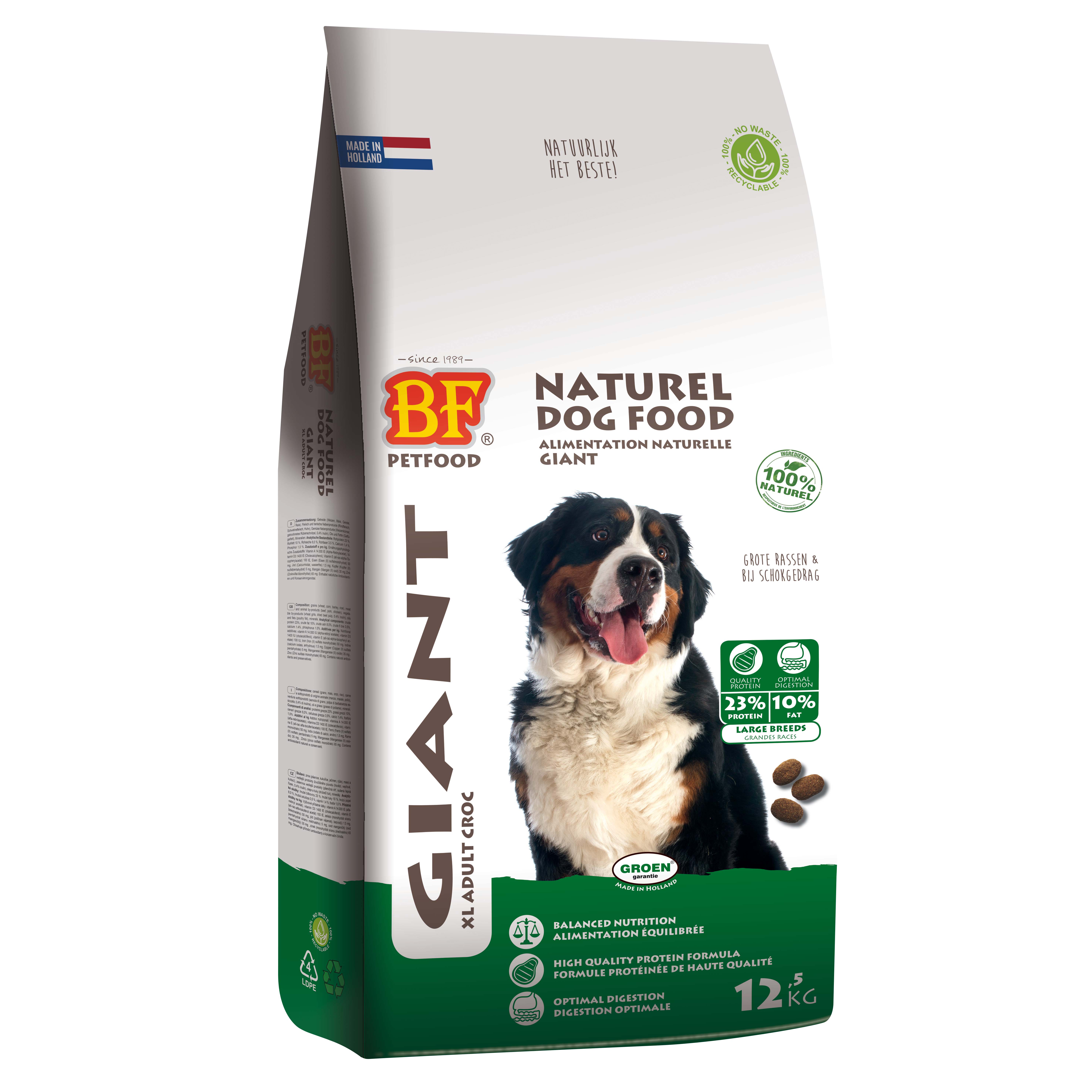 BF Petfood Giant - Hondenvoer - 12.5 Kilogram - rund