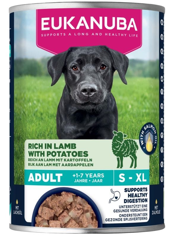 Eukanuba Adult Paté  - Hondenvoer - 400 Gram - lam