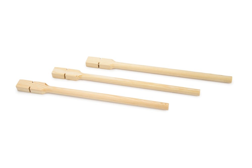 Beeztees Zitstok hout 30cm 3 stuks - vogel verzorgen - Bruin - 1.5x8x38 cm