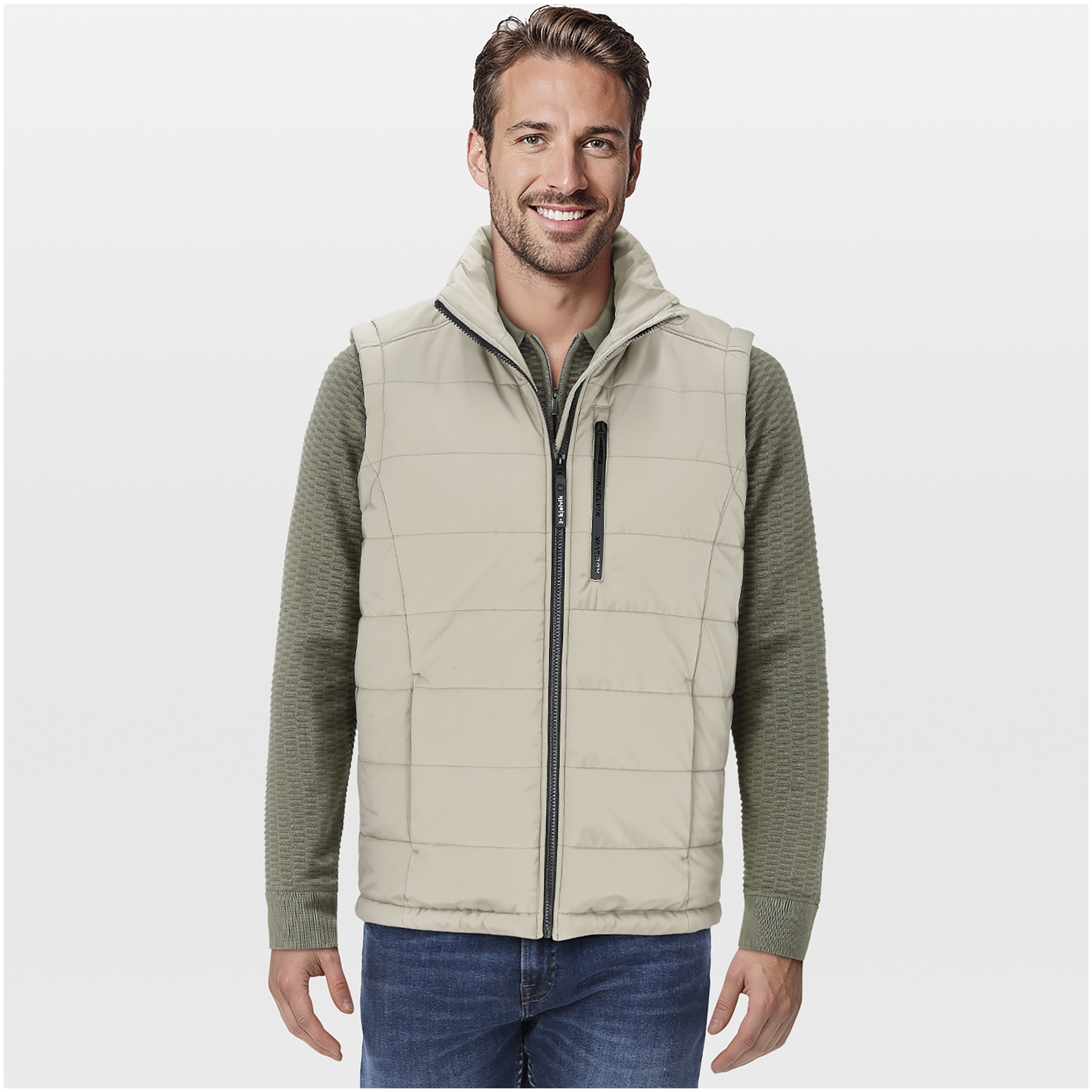 Kjelvik Seb - Bodywarmer - Zand - 2XL