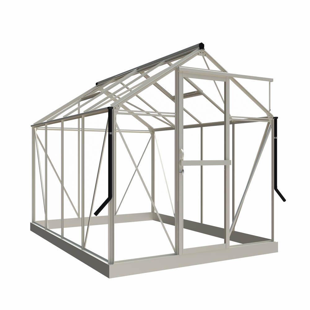 Royal Well Mary II - Tuinkas - Wit - 241x212x291 cm - Veiligheidsglas