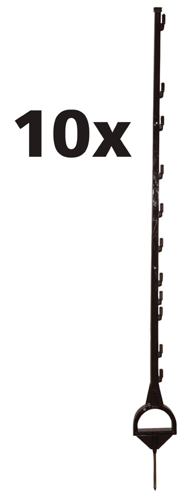 Gallagher Stijgbeugelpaal - Afrasteringspaal - 34 cm - 10 Stuks - Terra - 155 cm - 155 cm