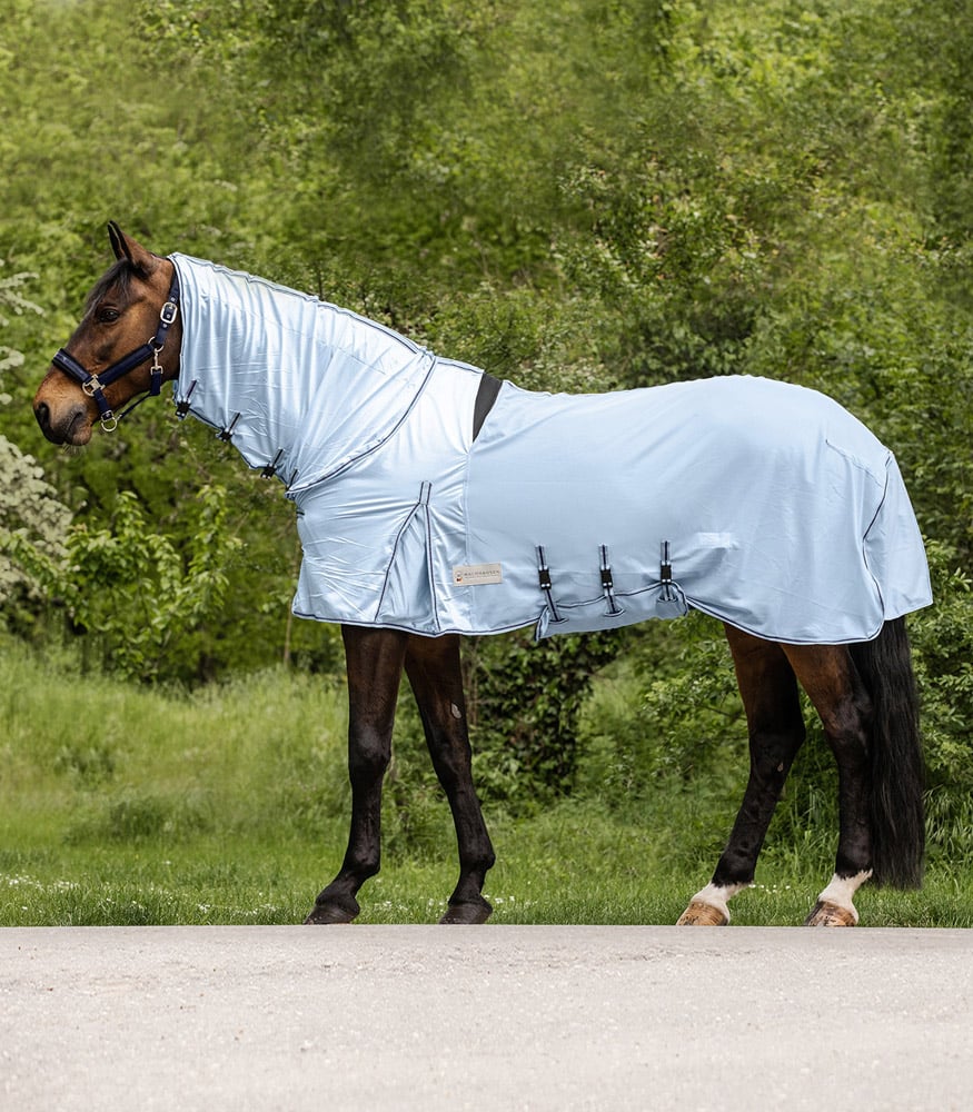 Waldhausen Pro - Eczeemdeken - Paardendeken - Blauw - 115/165 Waldhausen Pro - Eczeemdeken - Paardendeken - Blauw - 115/165