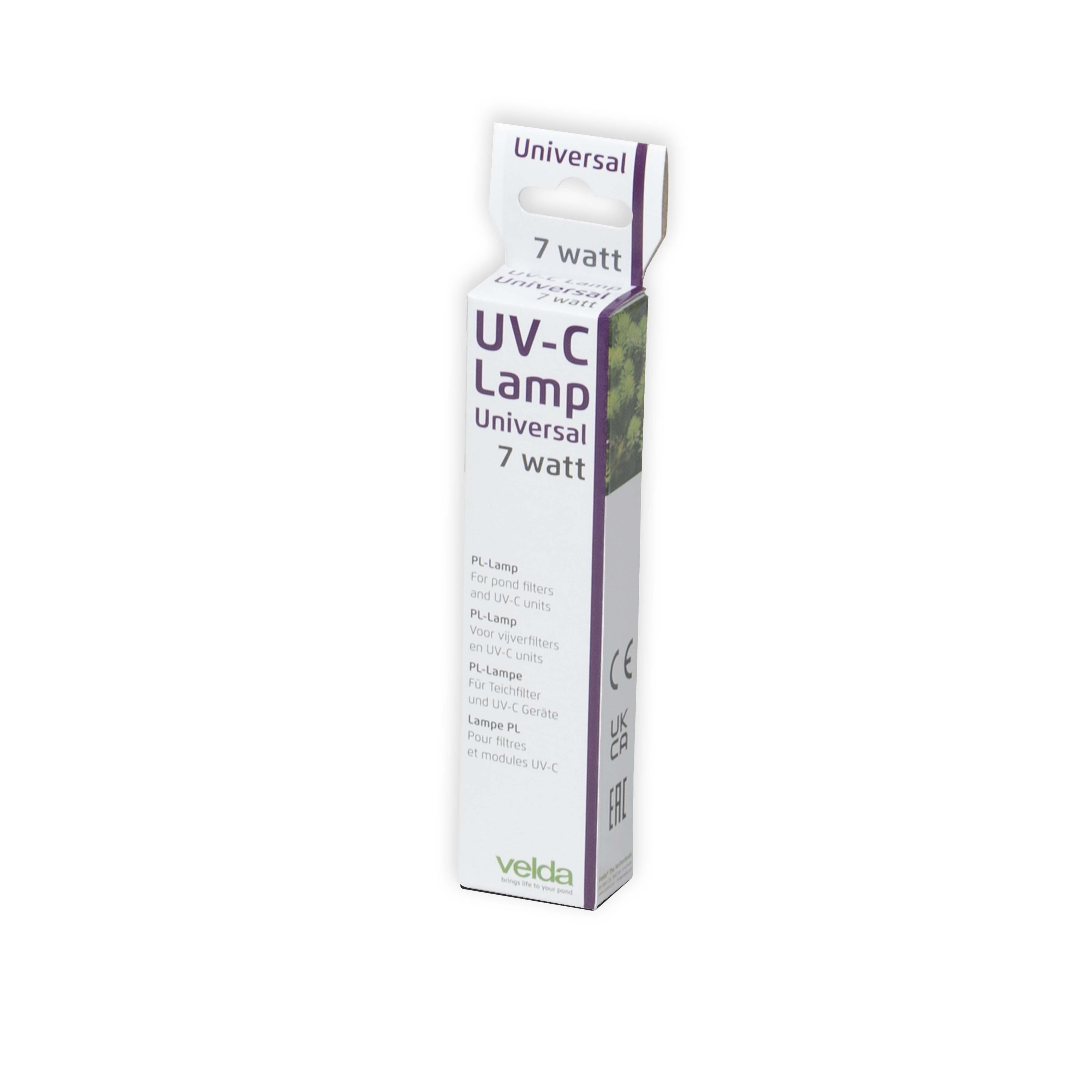 Velda UV- C PL Lamp - Anti Alg - 7 W Velda UV- C PL Lamp - Anti Alg - 7 W