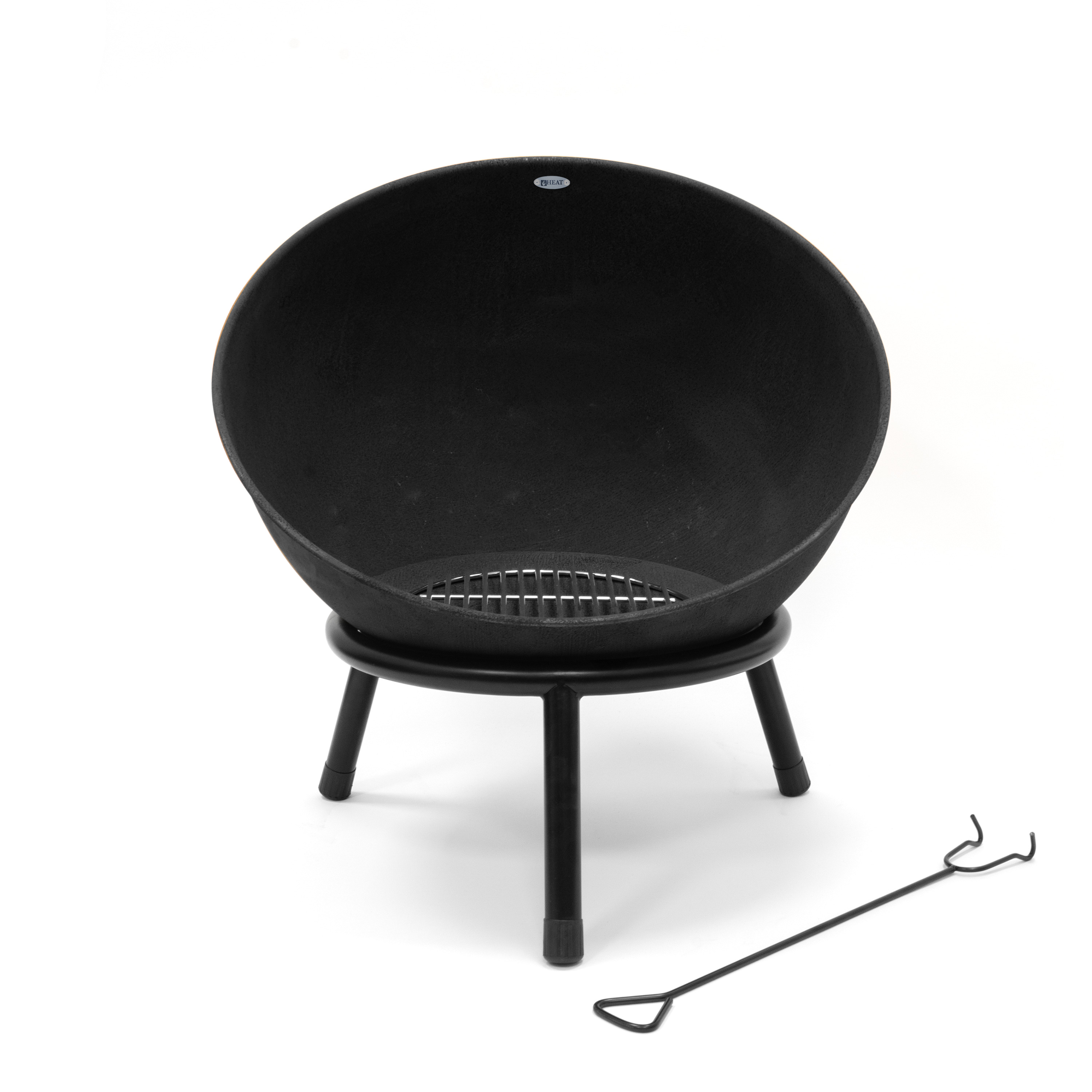 HEAT Kappa - Vuurschaal - Rond - Zwart - Staal - 56 cm
