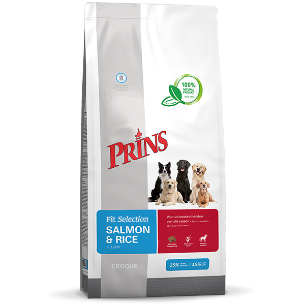 Prins ProCare Fit Selection - Hondenvoer - 15 Kilogram - rijst, zalm