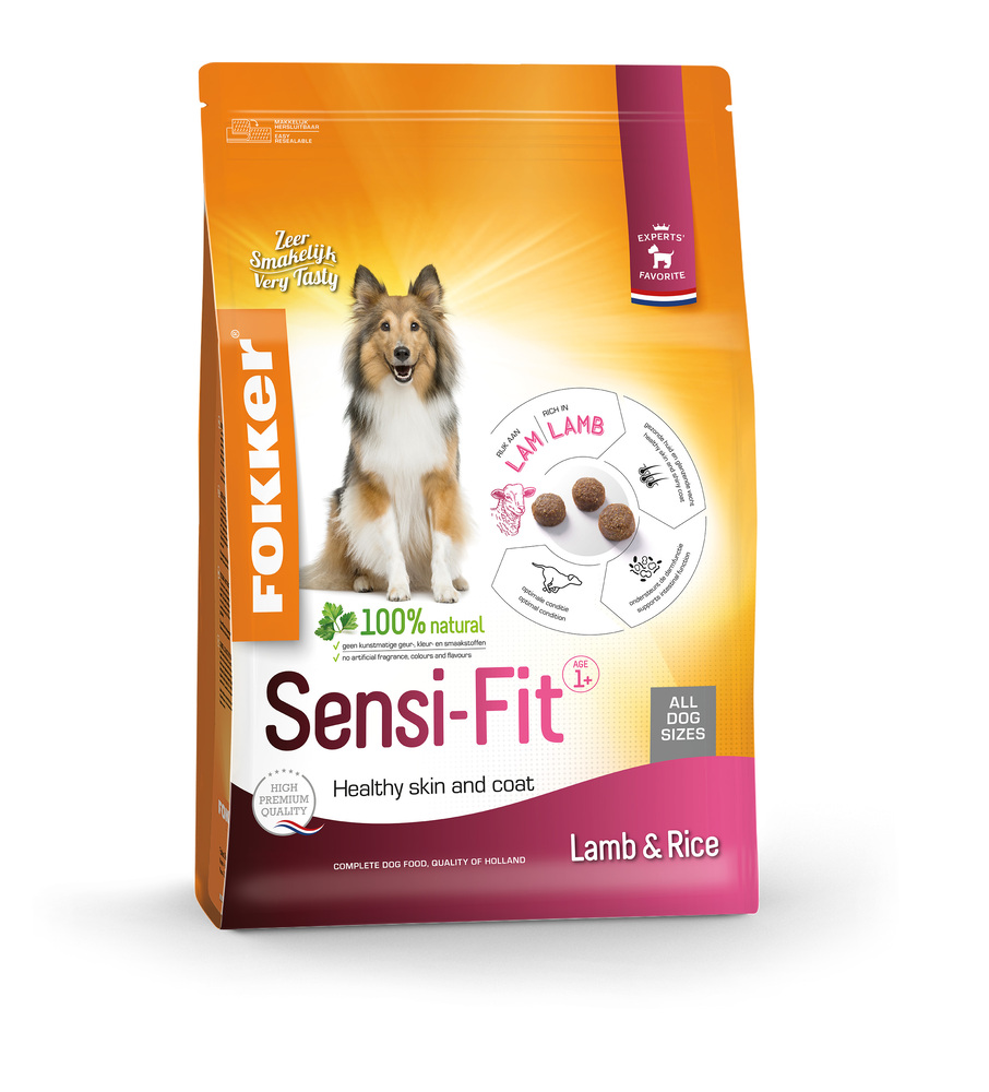 Fokker Sensi-Fit - Hondenvoer - 13 Kilogram - Lam & rijst