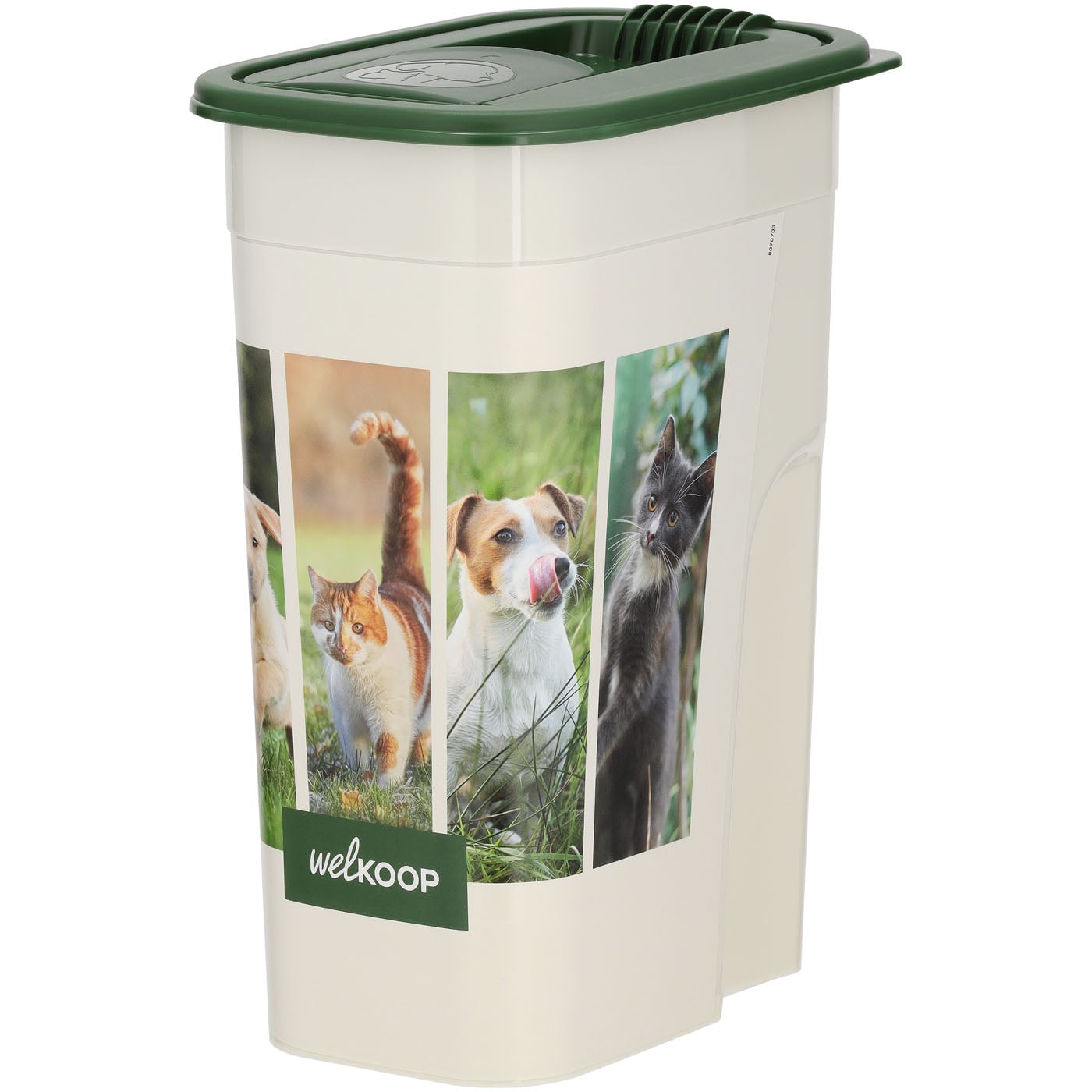 Welkoop - Voerton - 4.1 Liter - Wit Groen Welkoop - Voerton - 4.1 Liter - Wit Groen