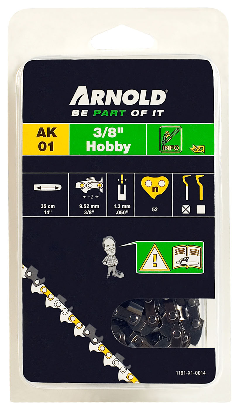 Arnold AK01 3/8 1.3mm 52 schakels - Zaagketting - Sat Mar 08 00:00:00 CET 2025