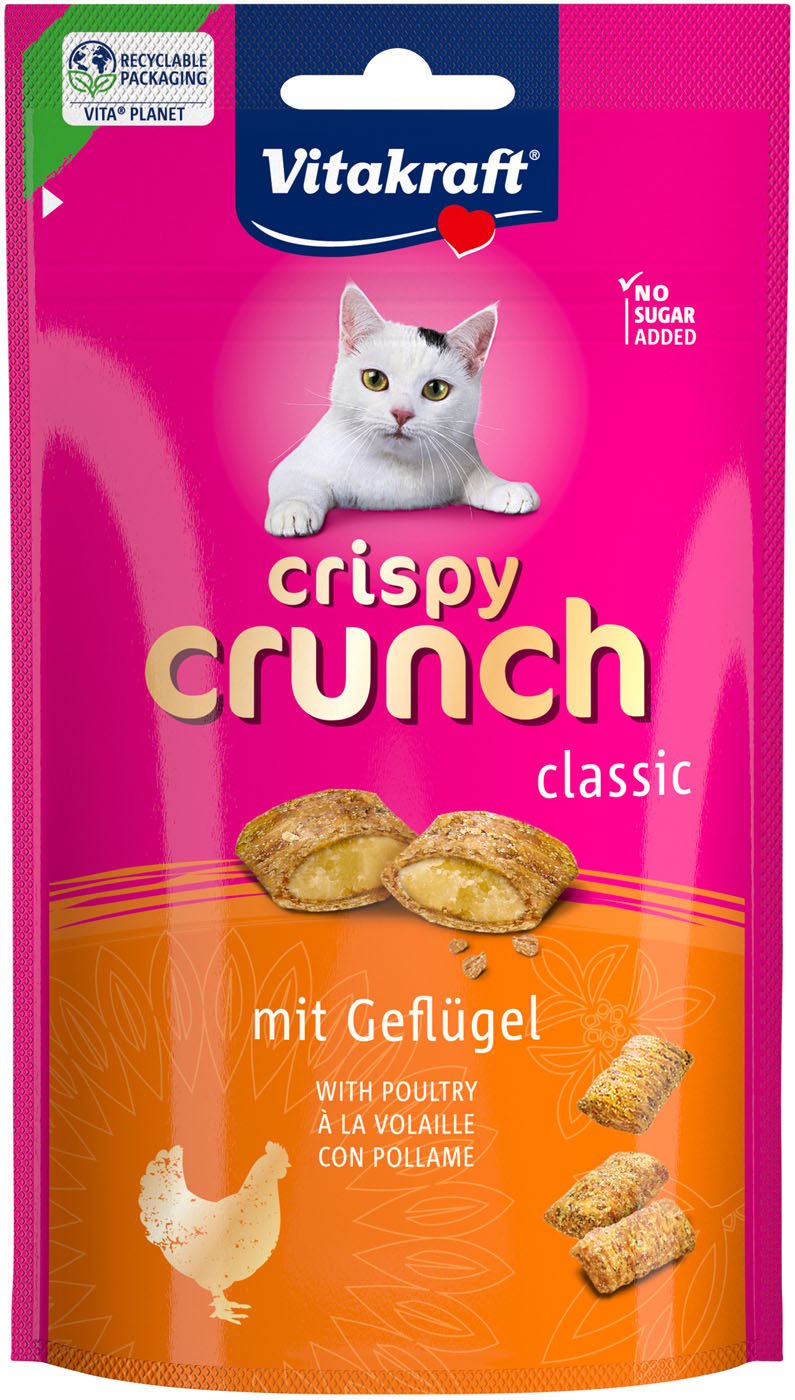 Vitakraft Crispy Crunch Classic - Kattensnack - 60 Gram - kip