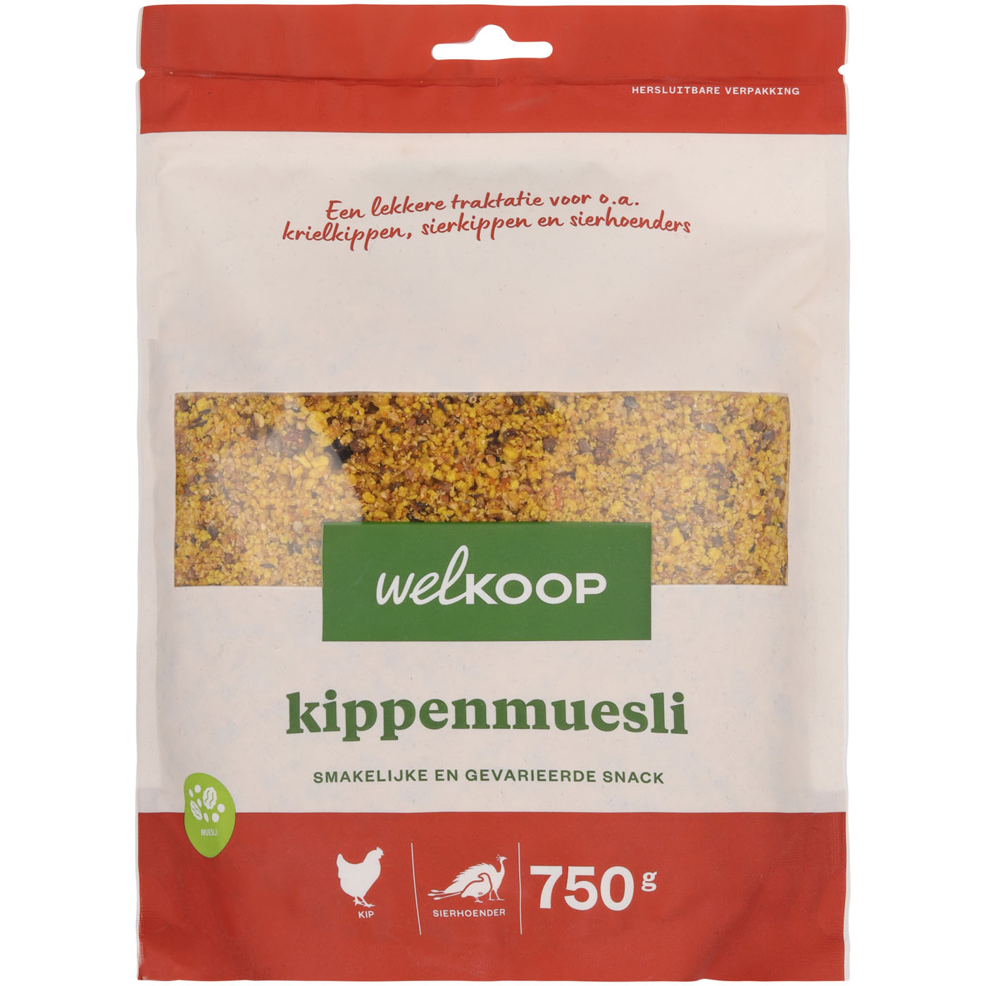 Welkoop Kippenmuesli - Kippensnack - 750 Gram
