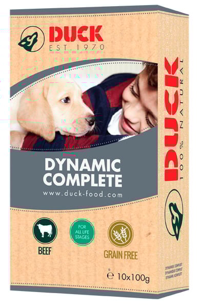 Duck Dynamiek Compleet - Hondenvoer - 1 Kilogram - rund
