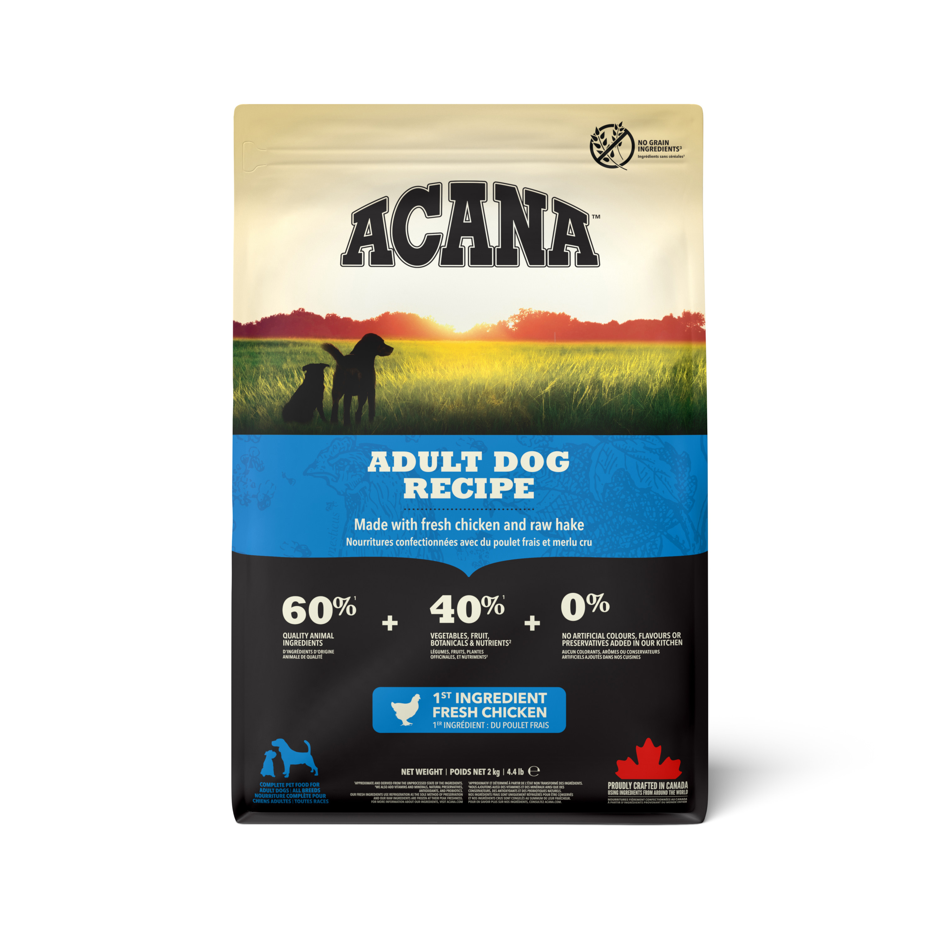 Acana Dog recipe Adult - Hondenvoer - 2 Kilogram - gevogelte