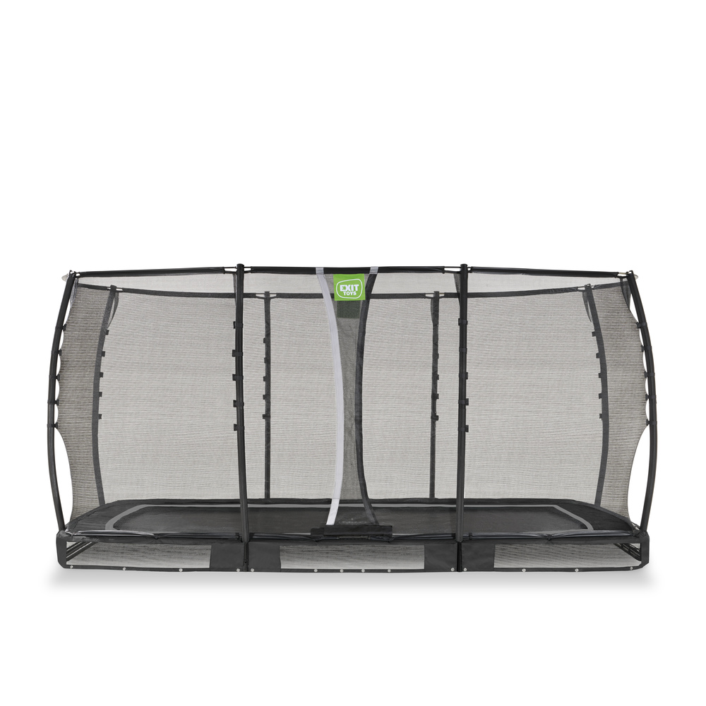 EXIT Allure Premium - Inground trampoline - Zwart - 244x427 cm
