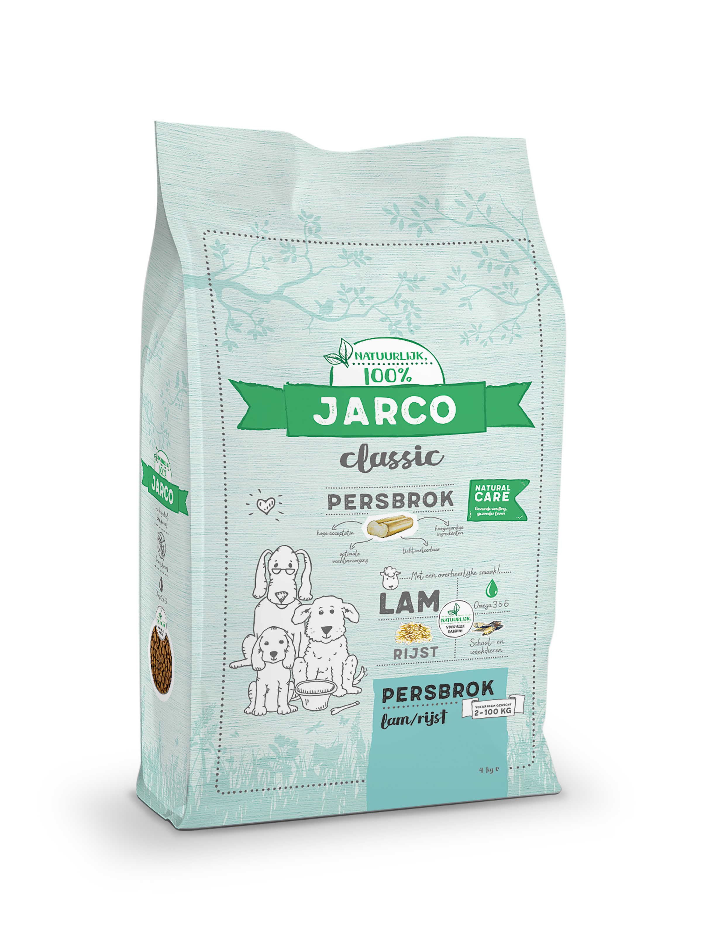 Jarco Dog Classic - Hondenvoer - 4 Kilogram - Lam & rijst