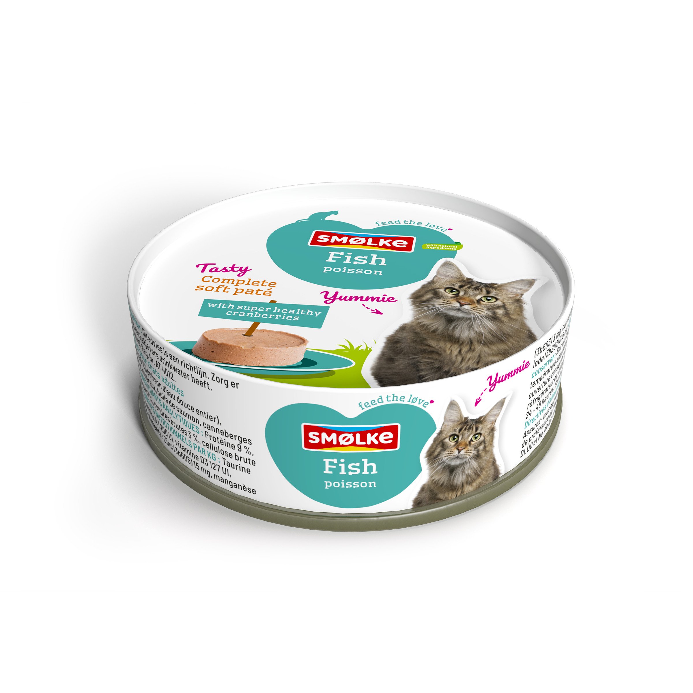 Smölke Soft Paté - Kattenvoer - 80 Gram - vis Smölke Soft Paté - Kattenvoer - 80 Gram - vis