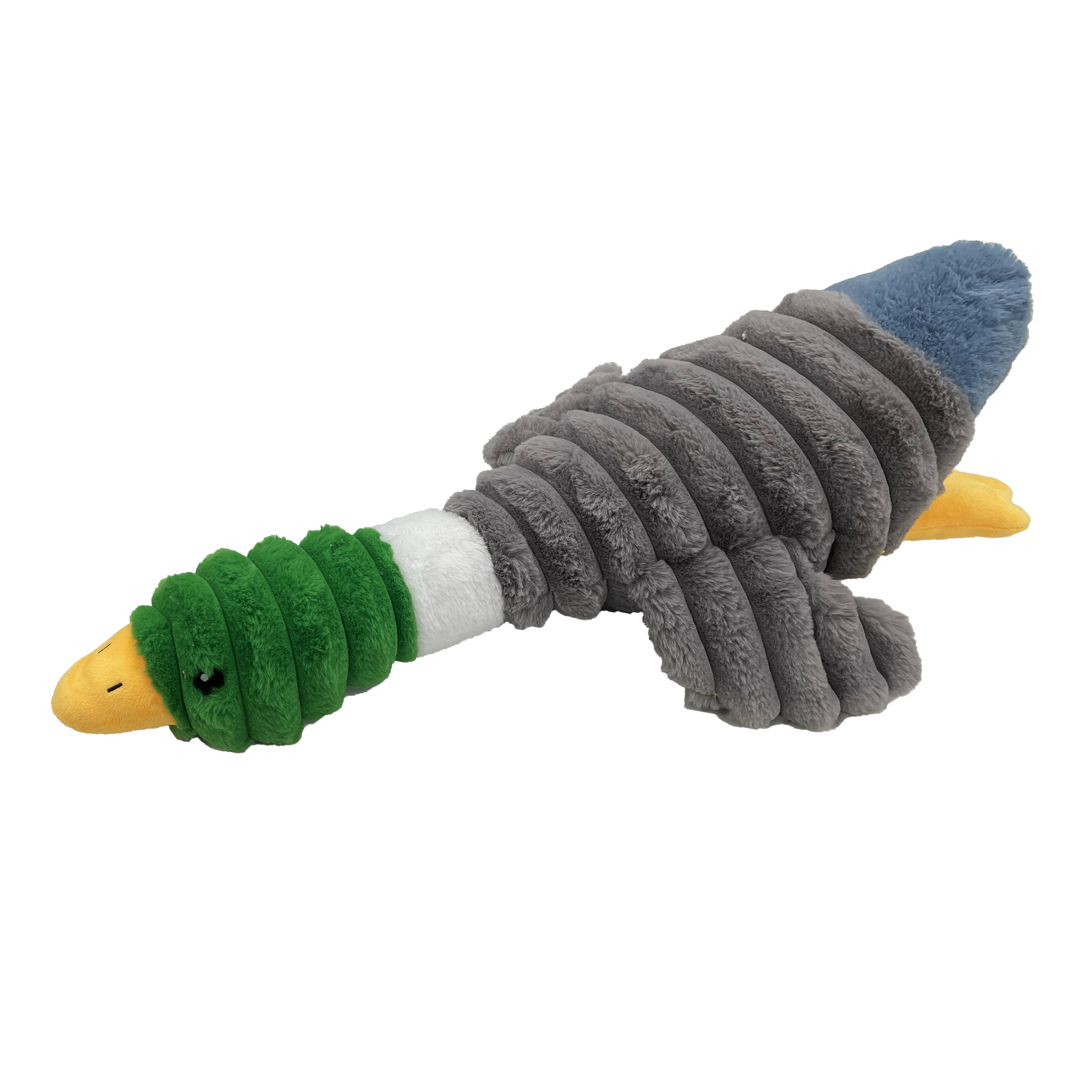 Quapas Eend Knuffel - Hondenspeelgoed - Multi - 20x25x66 cm - XL