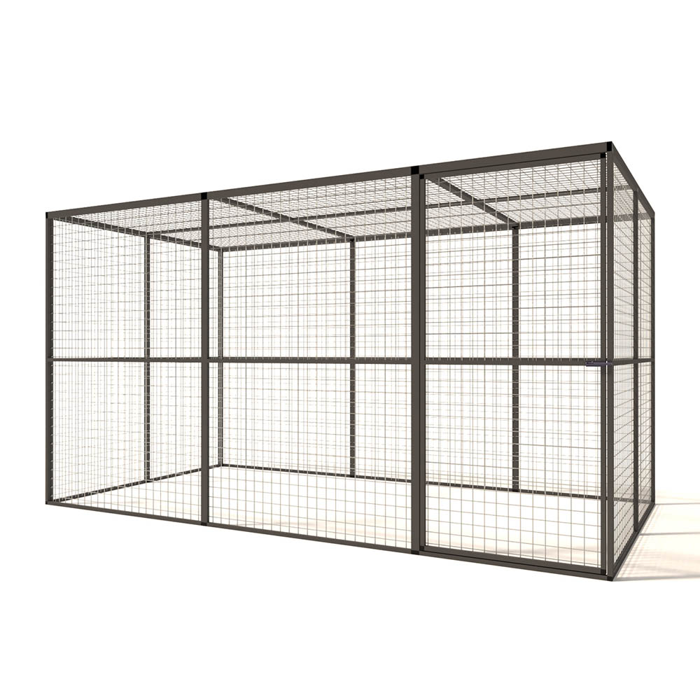 Glorenza Lilly - Kattenren - Antraciet - 178x176x328 cm