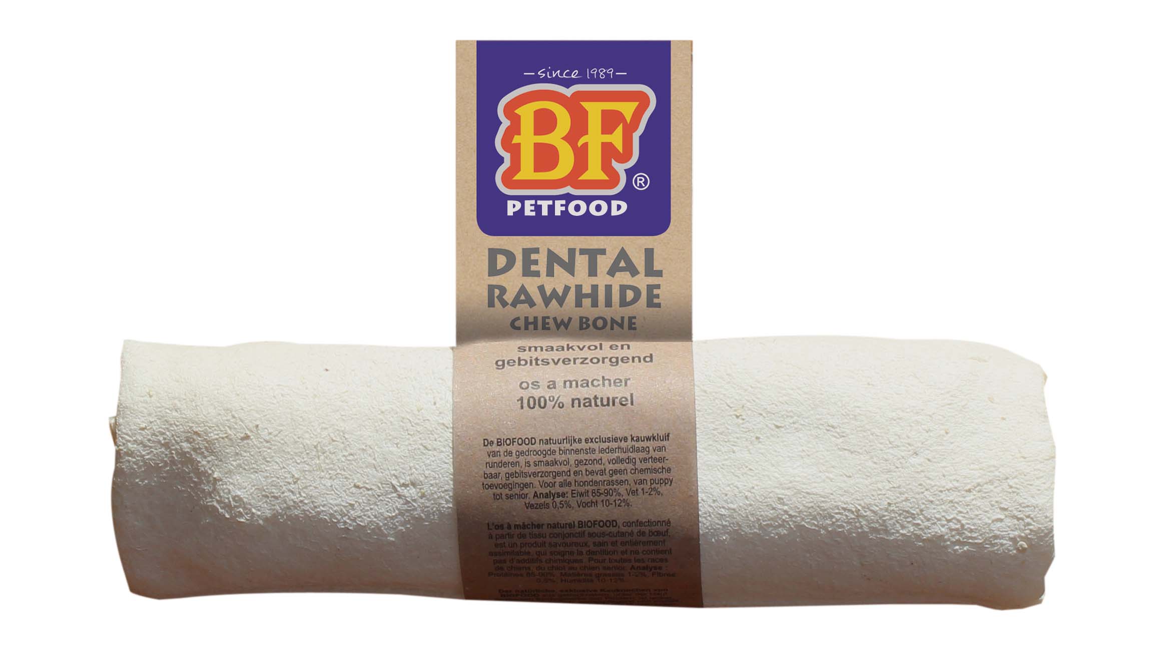 BF Petfood Kauwrol Dental - Hondensnack - 1 Stuks - dental - M BF Petfood Kauwrol Dental - Hondensnack - 1 Stuks - dental - M