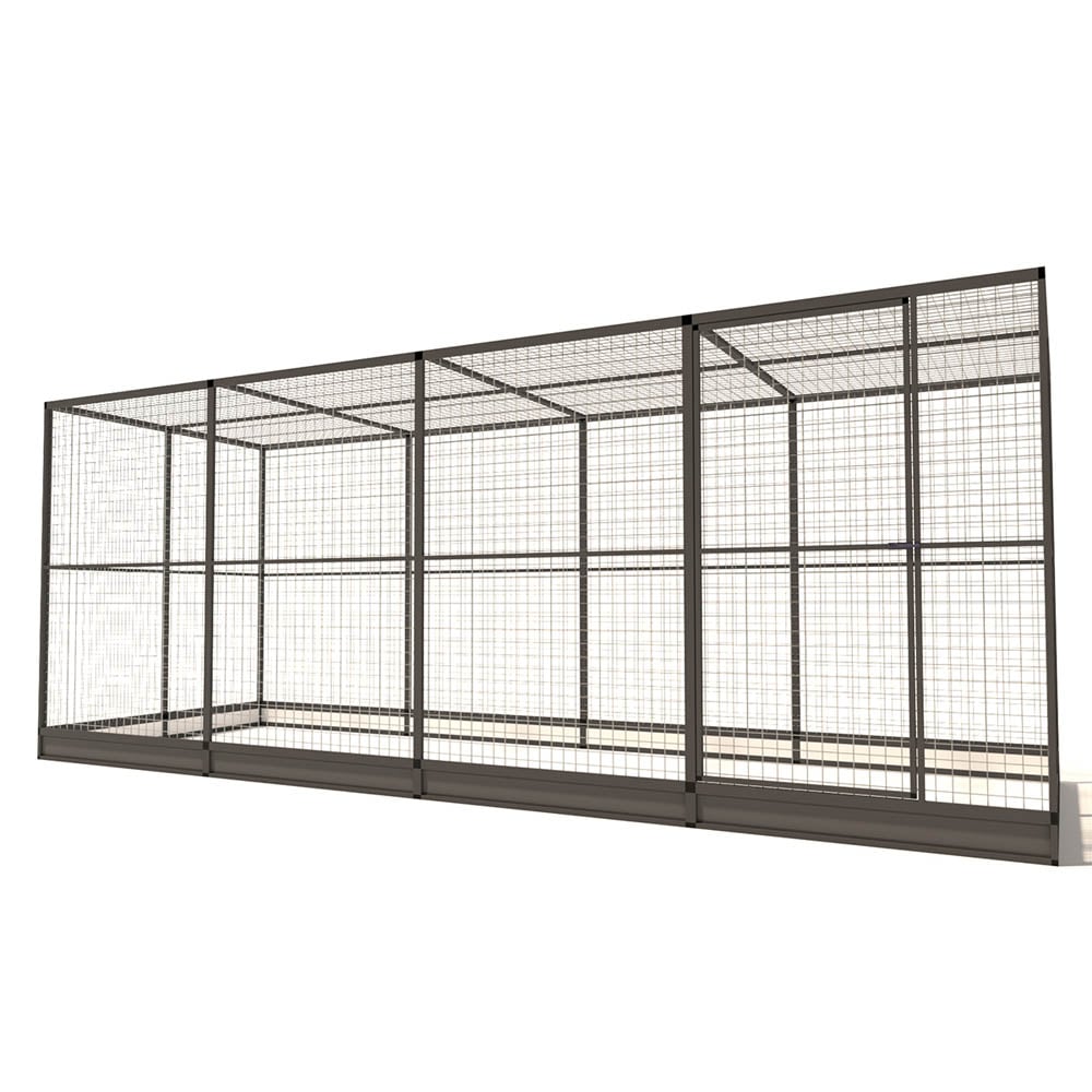 Glorenza Noa - Kattenren - Antraciet - 193x176x484 cm