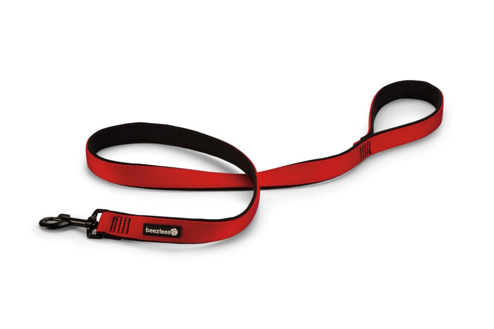 Beeztees Premium Parinca - Hondenriem - rood - 120 cm Beeztees Premium Parinca - Hondenriem - rood - 120 cm