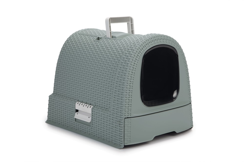 Curver  - Kattenbak - Lichtblauw - 39.5x38.5x51 cm