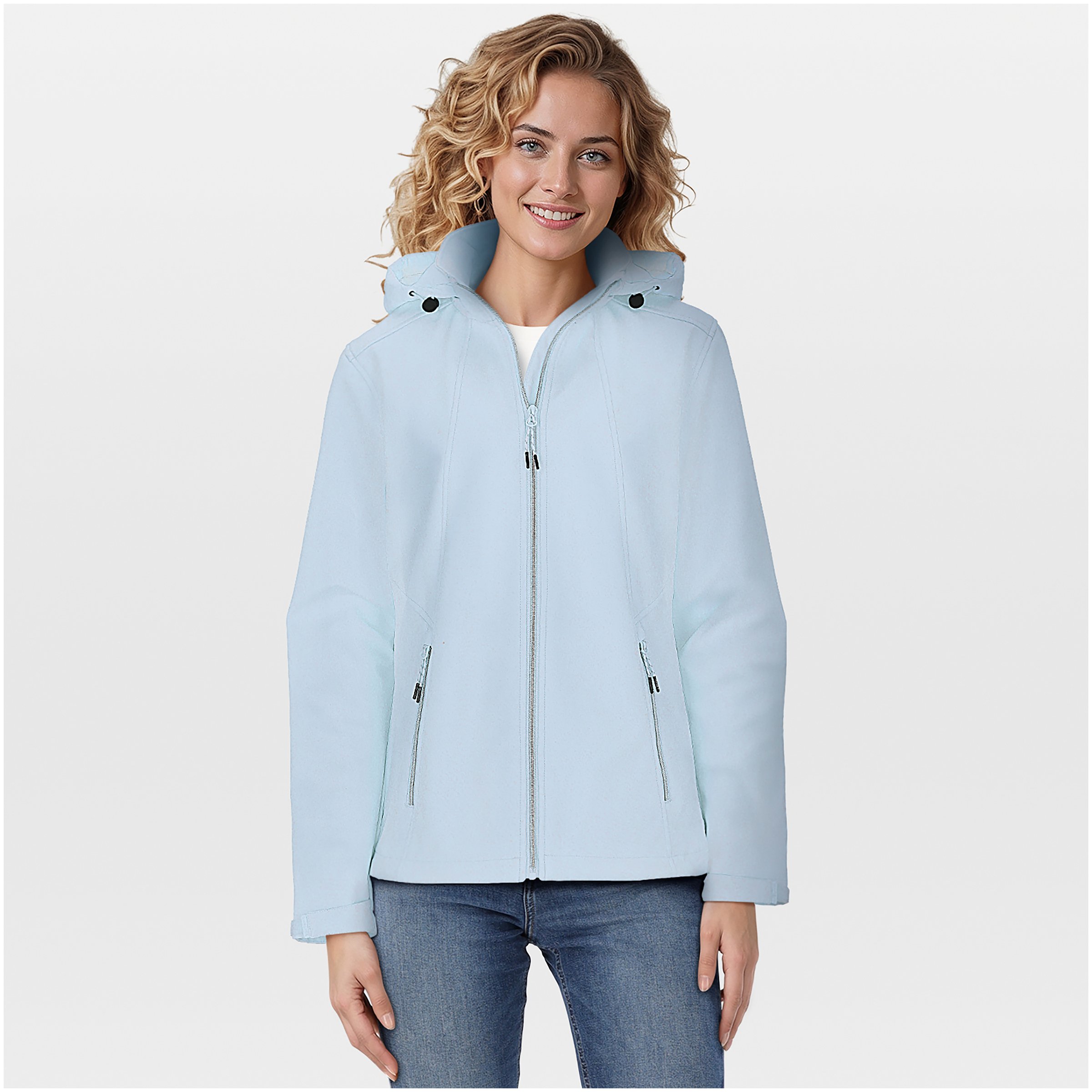 Kjelvik Jade - Softshell jas - Lichtblauw - 36