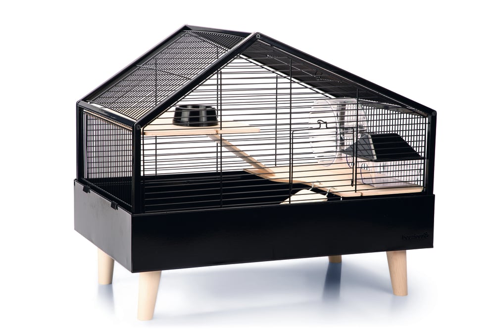 Beeztees Ayaz - Knaagdierenkooi - Zwart - 46x58x38 cm