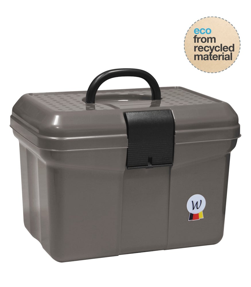 Waldhausen Eco Grooming - Poetskisten Paard - Grijs - 28x37x24 cm Waldhausen Eco Grooming - Poetskisten Paard - Grijs - 28x37x24 cm