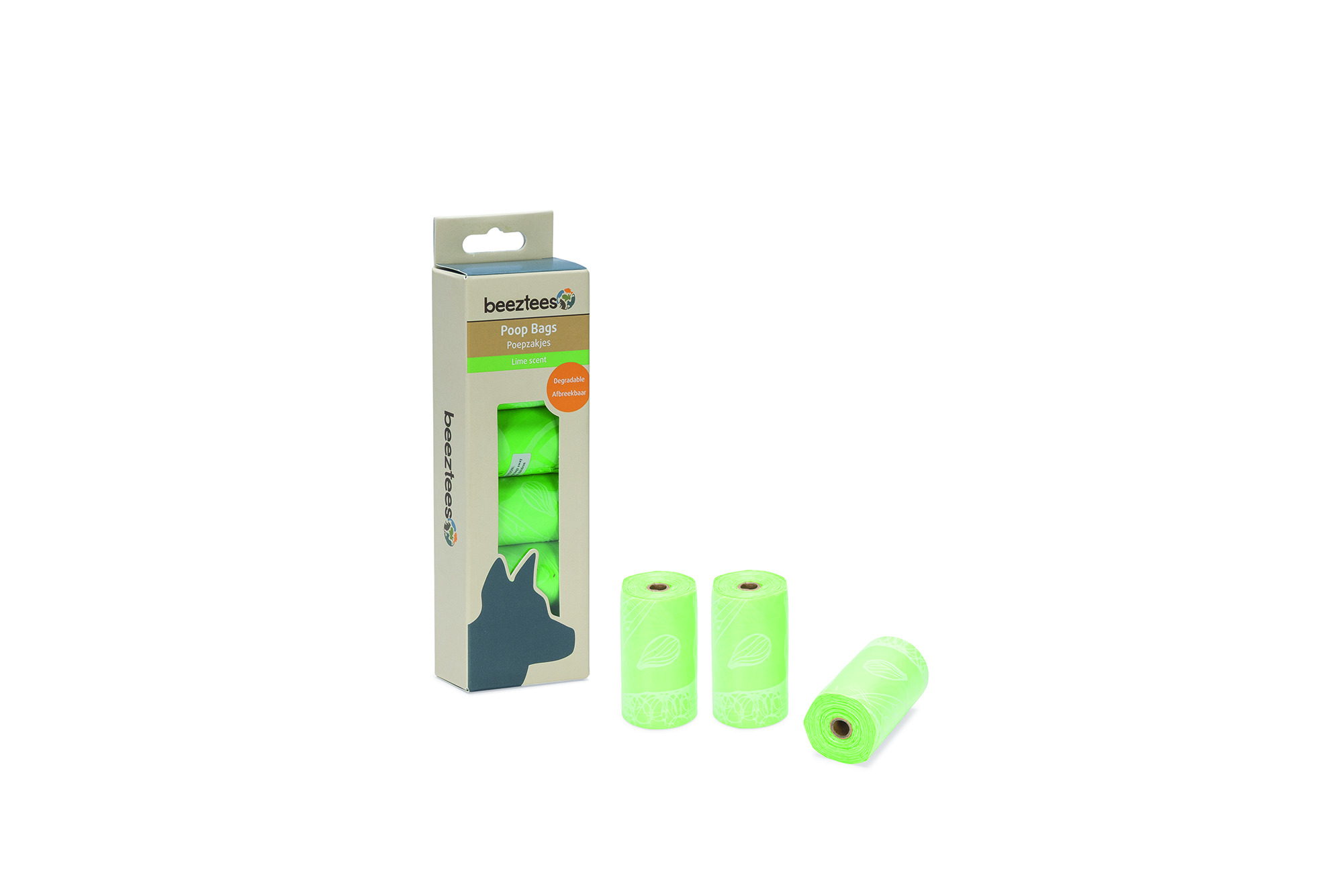 Beeztees  Afbreekbare - Poepzakjes Hond - Groen