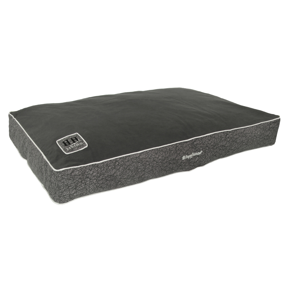 Happy-House Blokkussen Casual - Hondenkussen - grijs - 125x80x15 cm - L
