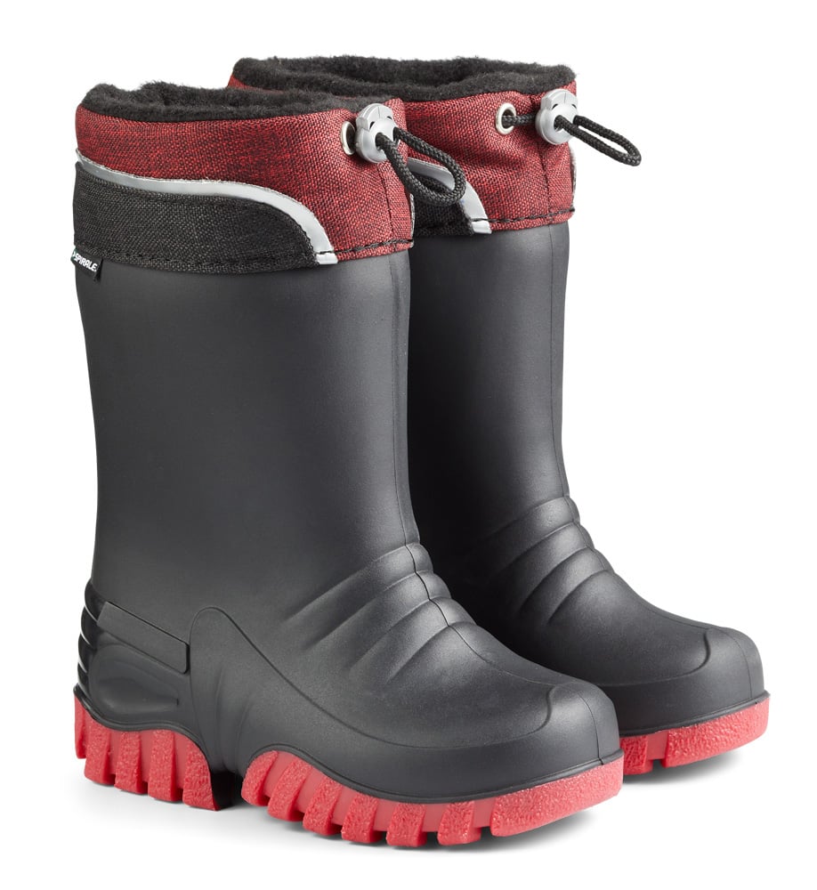Spirale Moody kind - Winterlaarzen - Zwart, Rood - 22
