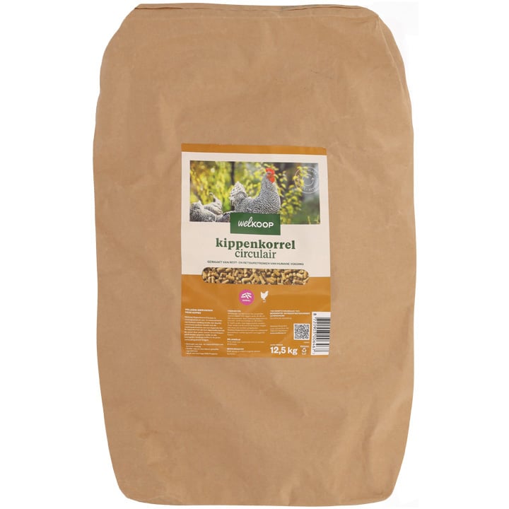 Welkoop Kippenkorrel Circulair - Kippenvoer - 12.5 Kilogram