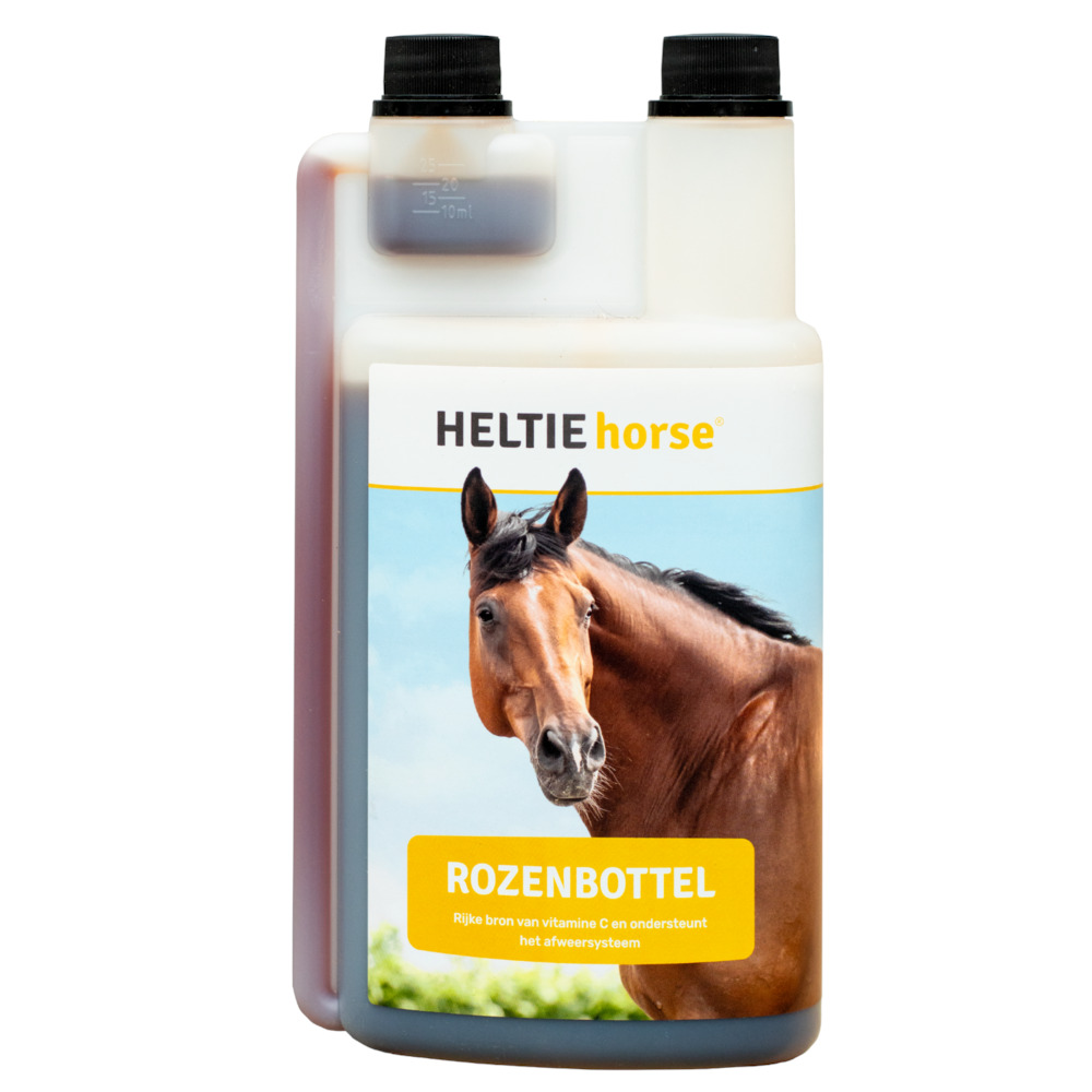 HELTIE horse® Rozenbottel - Paardensupplement - 1 Liter - Flacon