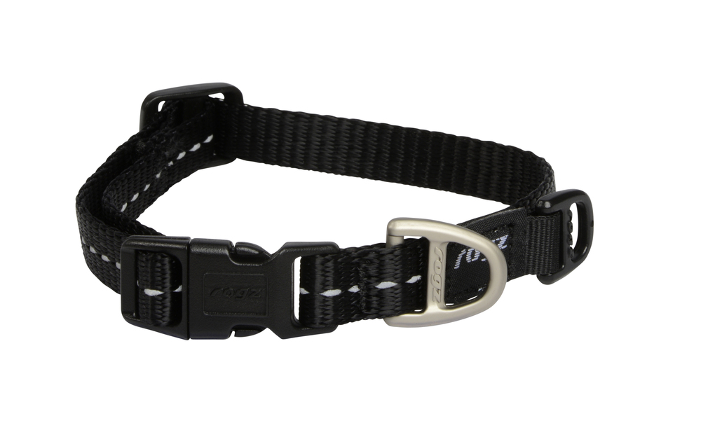 Rogz Utility - Halsband Hond - zwart - 50 tot 80 cm Rogz Utility - Halsband Hond - zwart - 50 tot 80 cm