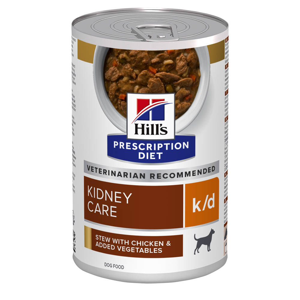Hill's Prescription Diet Kidney Care k/d - Hondenvoer - 354 Kilogram - kip
