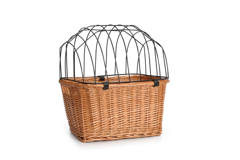 Beeztees met Draadkap - Fietsmand - bruin - 43x1x34 cm