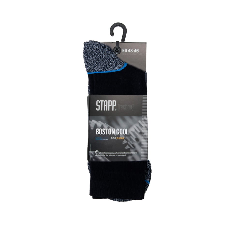 Stapp Boston Cool - werksokken - Zwart - 35-38
