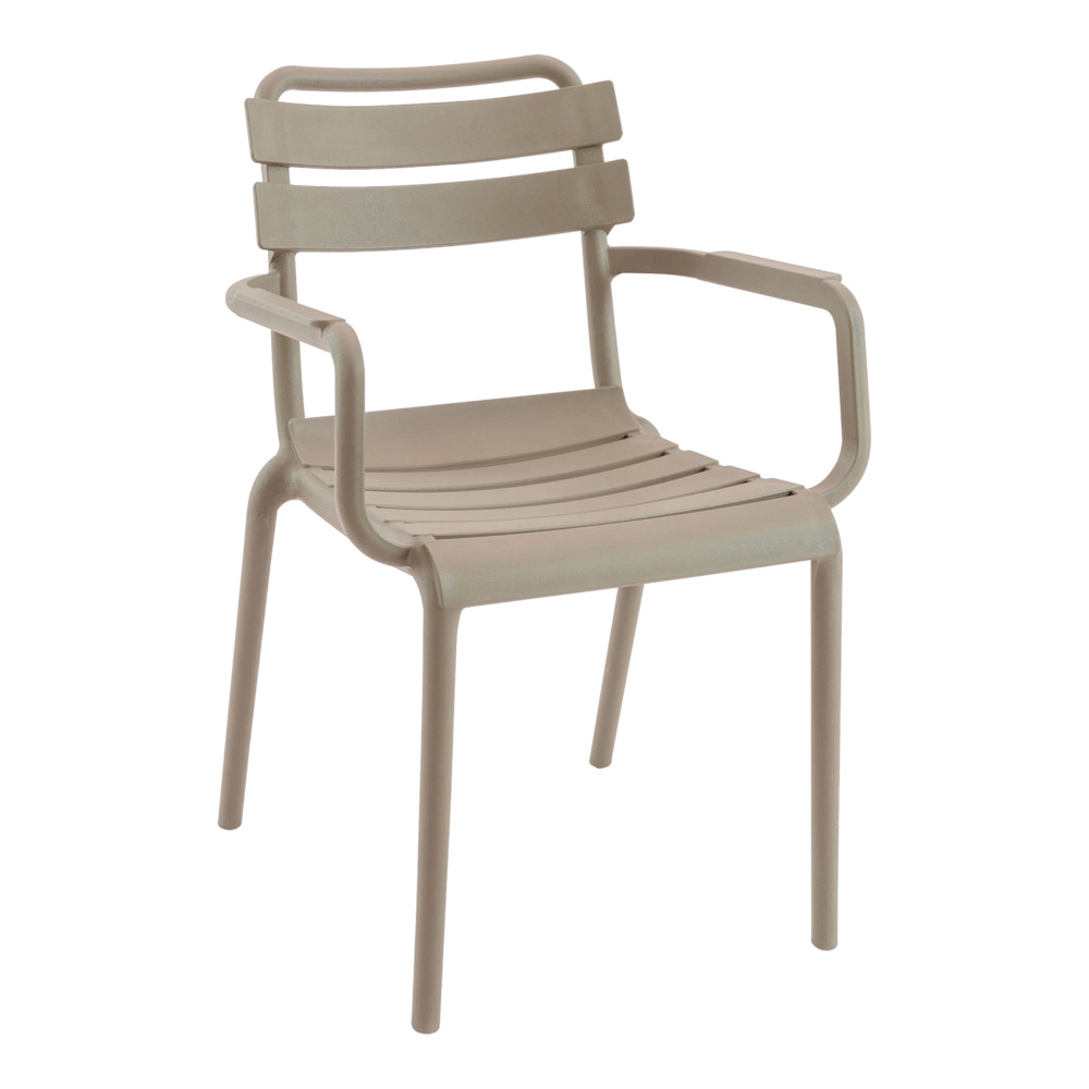 Lesli Living Torvi - Tuinstoel - Taupe - 54x56x81 cm Lesli Living Torvi - Tuinstoel - Taupe - 54x56x81 cm