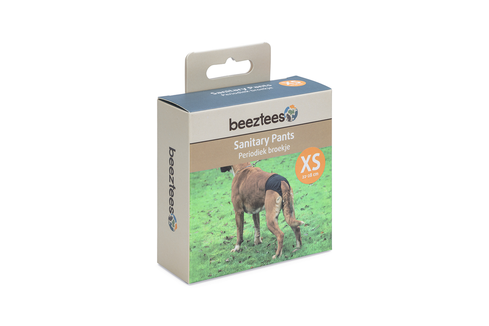 Beeztees - Loopsheidbroekje - Hond - Zwart - XS