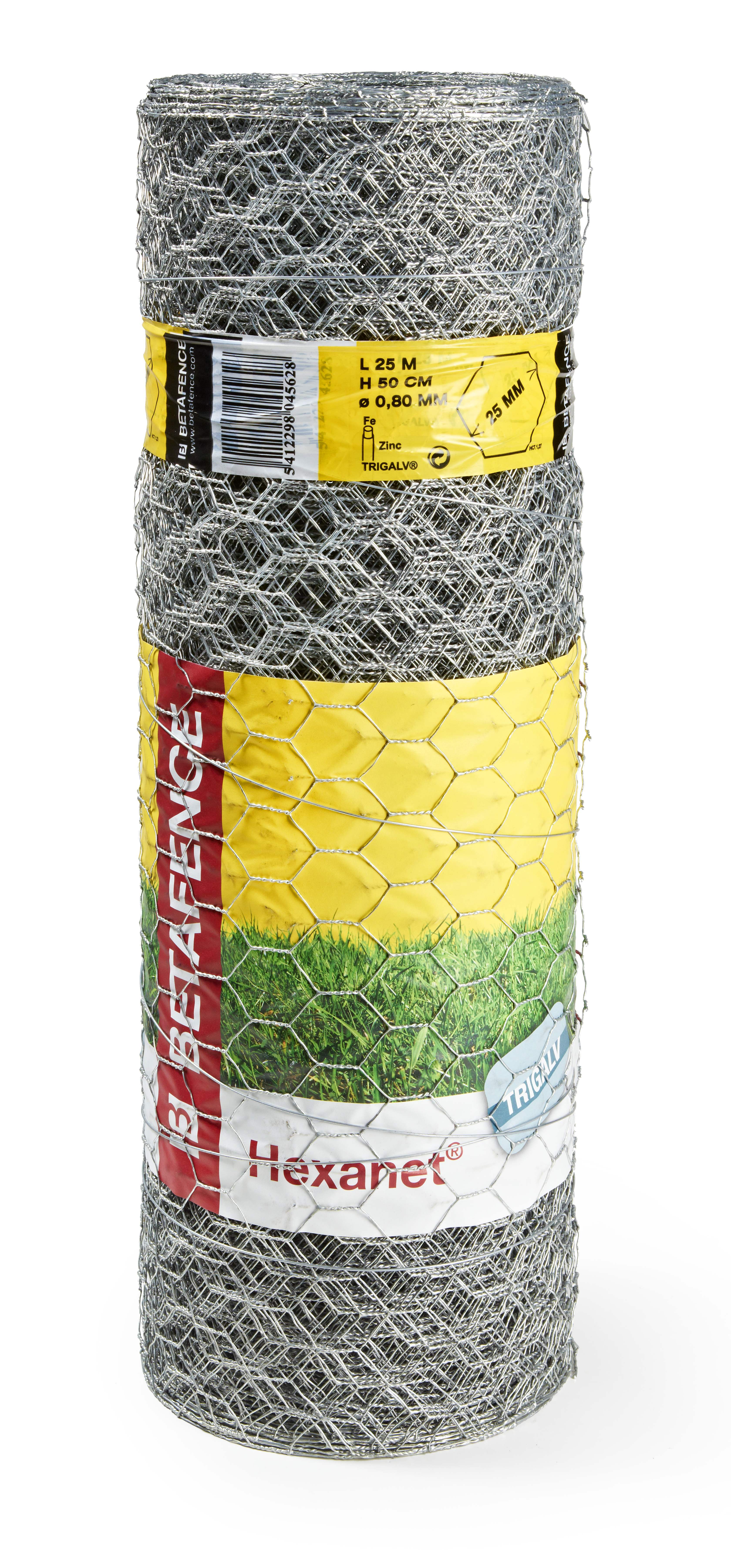 Betafence - Hexanet Trigalv - Zeskantig vlechtwerk gaas - Verzinkt - 100 cm - 102x1.3x16 cm - 100 cm