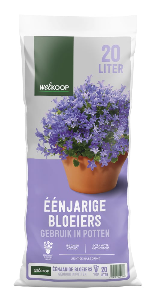 Welkoop Eenjarige bloeiers in pot - Potgrond - 20 Liter