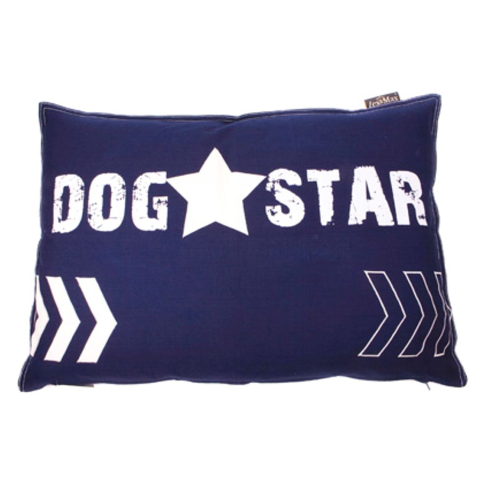 Lex & Max Dogstar - Hondenkussen - donkerblauw - 15x70x100 cm