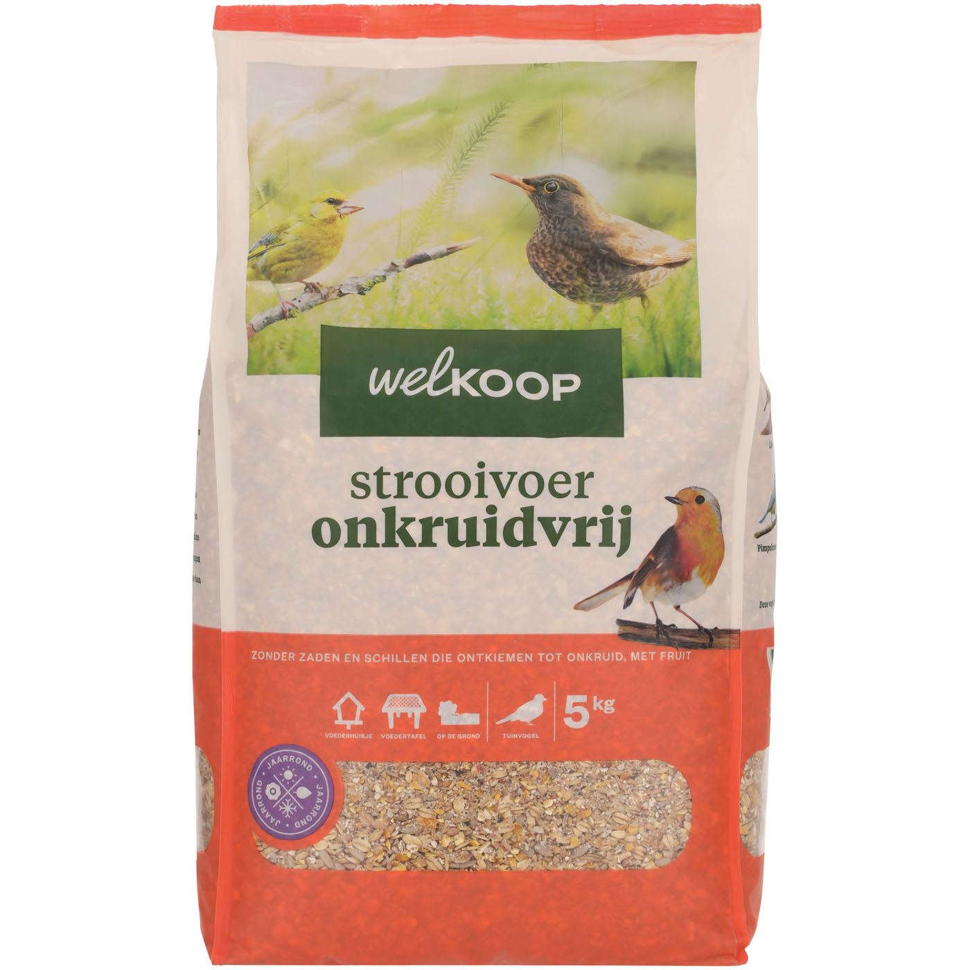 Welkoop - Strooivoer met Fruit - Onkruidvrij - Tuinvogelvoer - 5 Kilogram - Onkruidvrij Welkoop - Strooivoer met Fruit - Onkruidvrij - Tuinvogelvoer - 5 Kilogram - Onkruidvrij