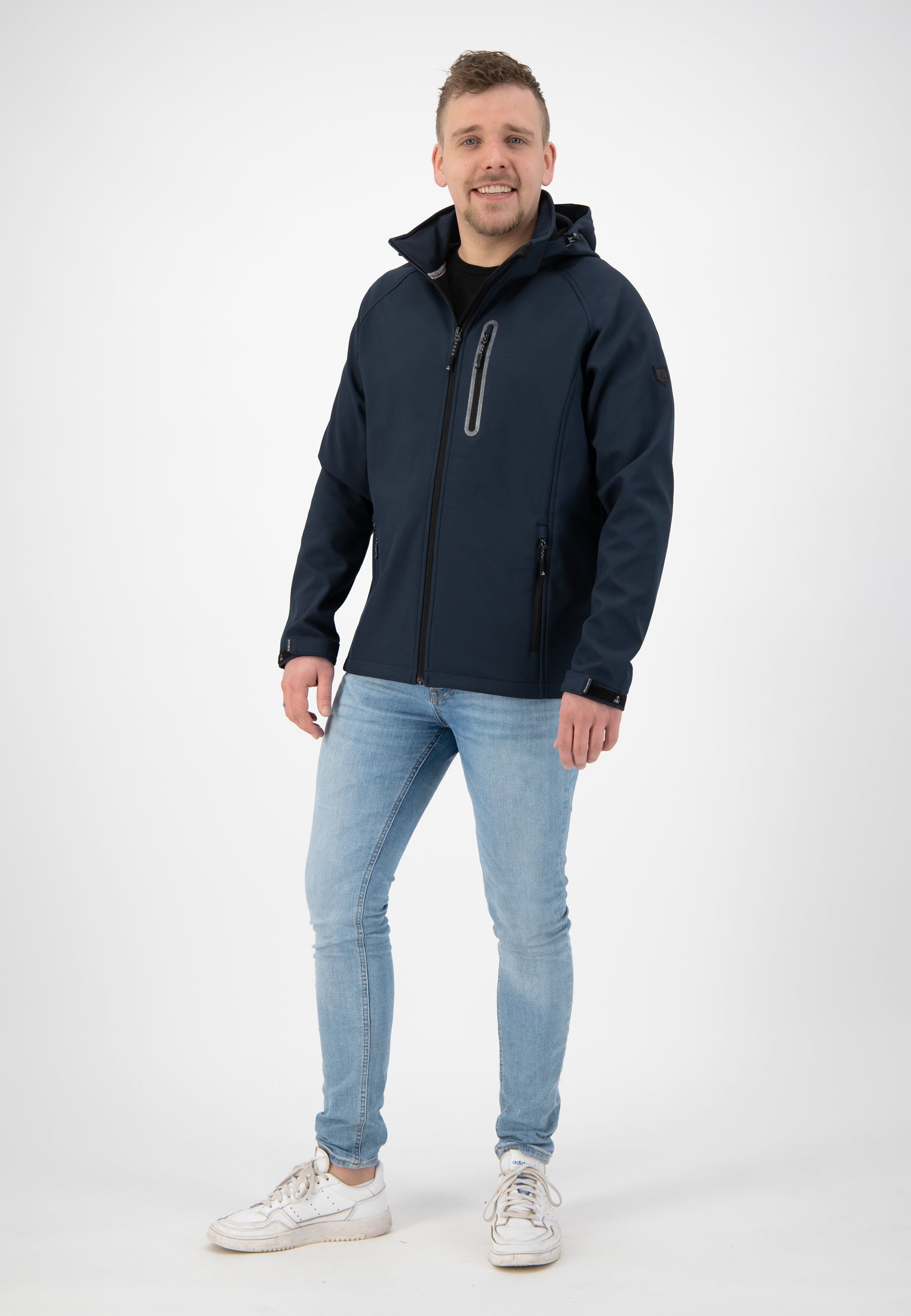 Kjelvik Kevan - Softshell jas - Donkerblauw - XS