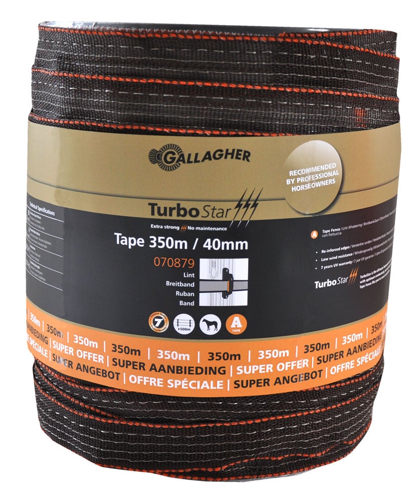 Gallagher TurboStar 40mm - Schriklint - 31.5 cm - 350 Meter - Terra - 27 cm - 35000 cm