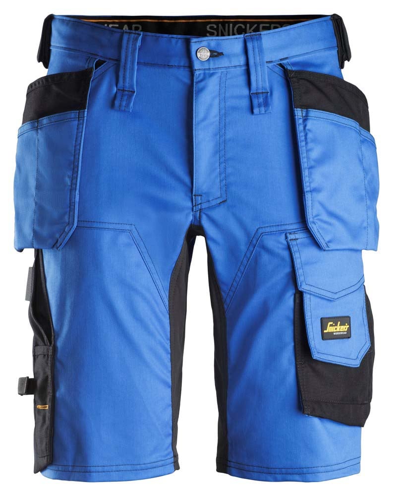 Snickers AllroundWork 6141 Stretch - Korte werkbroek - Blauw - 50