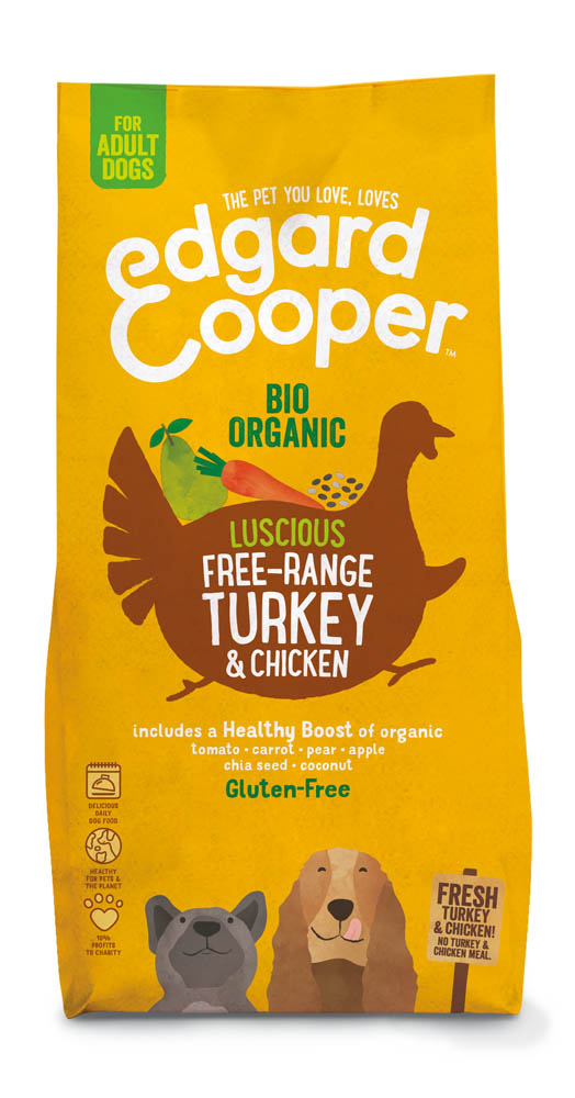 Edgard & Cooper Adult Biologisch - Hondenvoer - 7 Kilogram - kalkoen