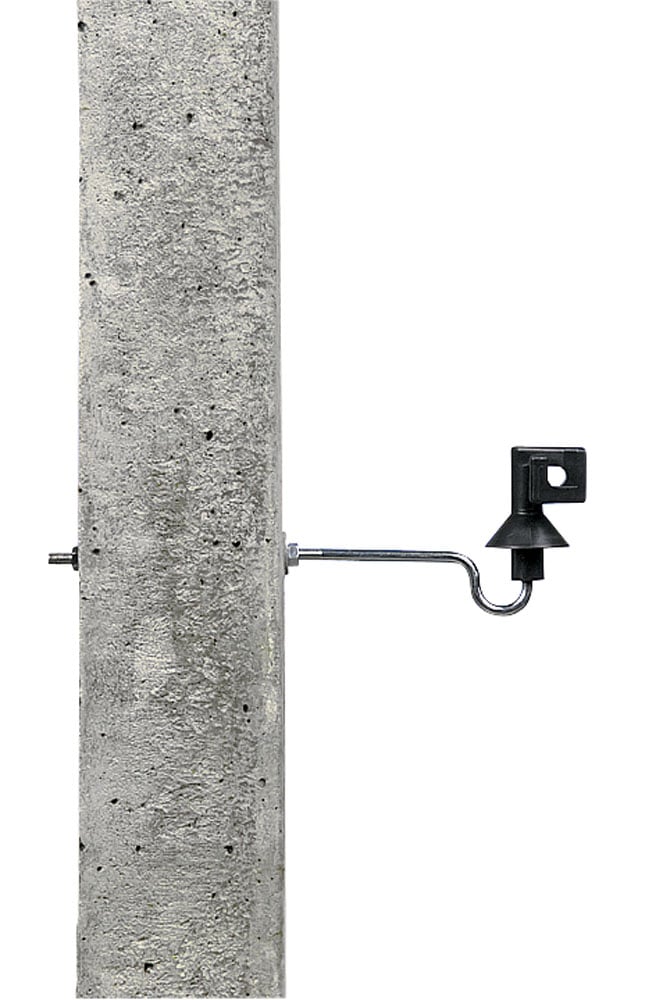 Gallagher - Afstandsisolator met moer - 7 cm - 10 Stuks - 35.5 cm