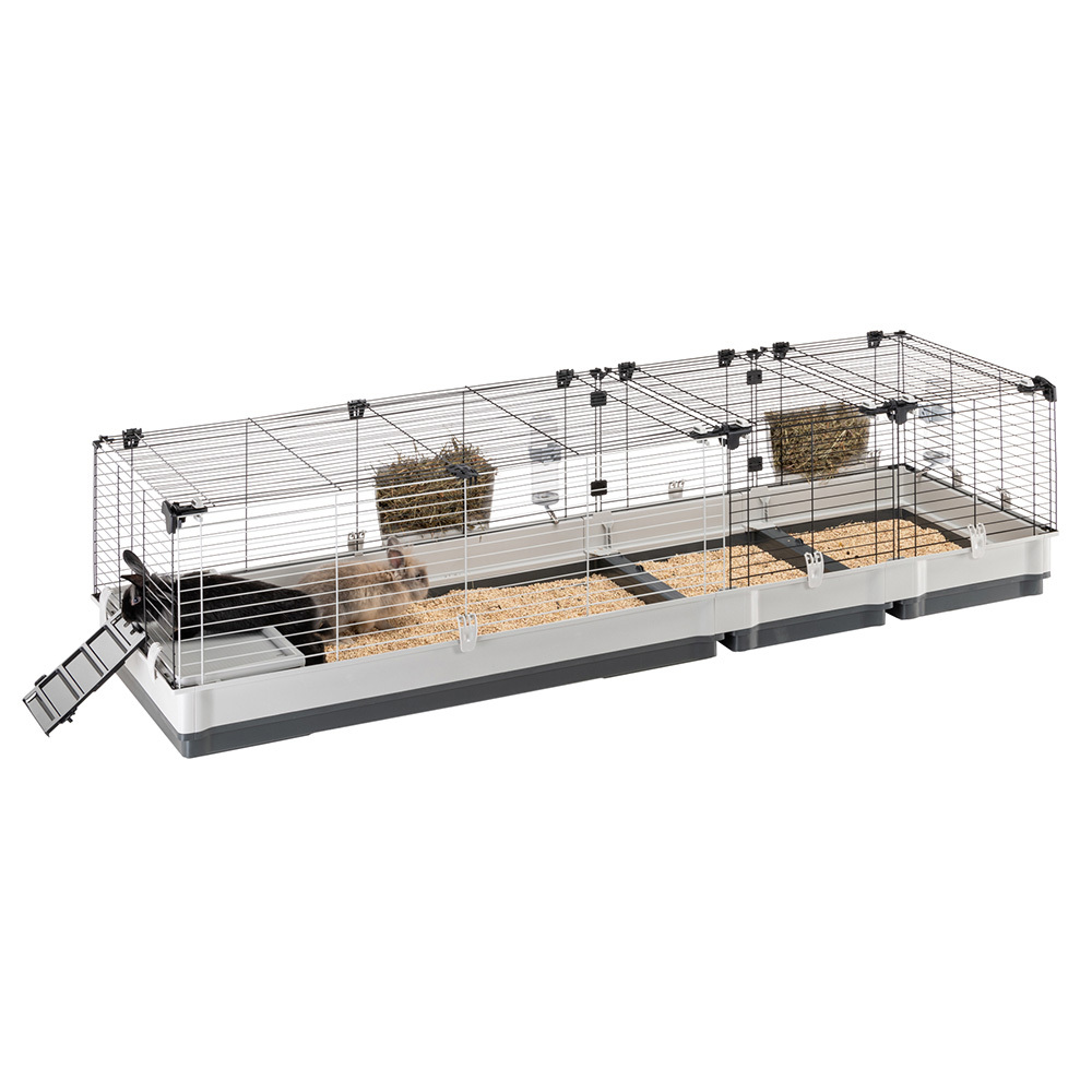 Ferplast Krolik 200 - Konijnenkooi - Grijs - 50x205x60 cm Ferplast Krolik 200 - Konijnenkooi - Grijs - 50x205x60 cm